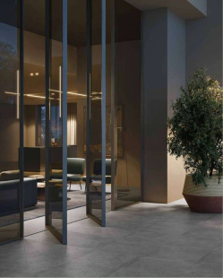 Керамогранит Italon Авангард Блэк  арт. 6001800000609 (120x278х0,6) ректифицированный